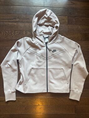 Nike Women’s taupe Full-Zip Hooded Jacket
